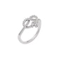 Gemma Diamond Ring 18 KT / White Gold / 22