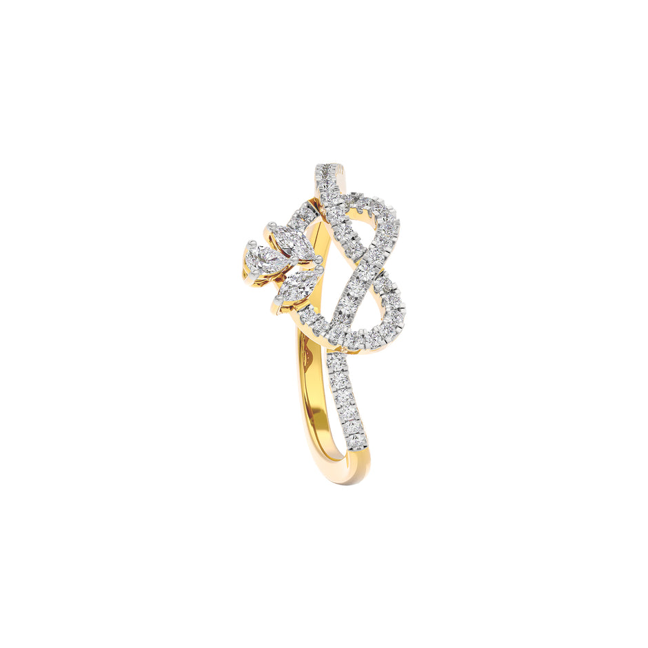 Gemma Diamond Ring 18 KT / Yellow Gold / 22