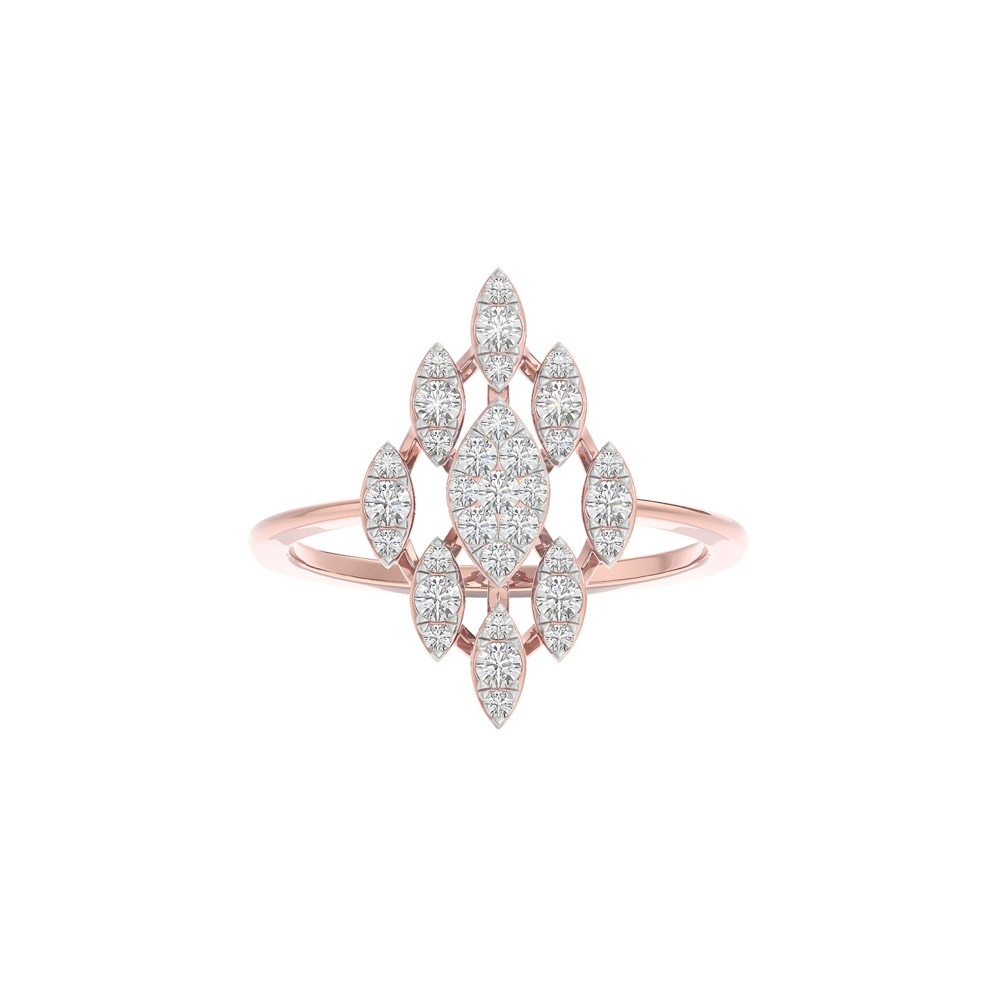 Adira Diamond Ring 18 KT / Rose Gold / 22