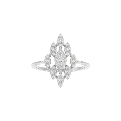Adira Diamond Ring 18 KT / White Gold / 22