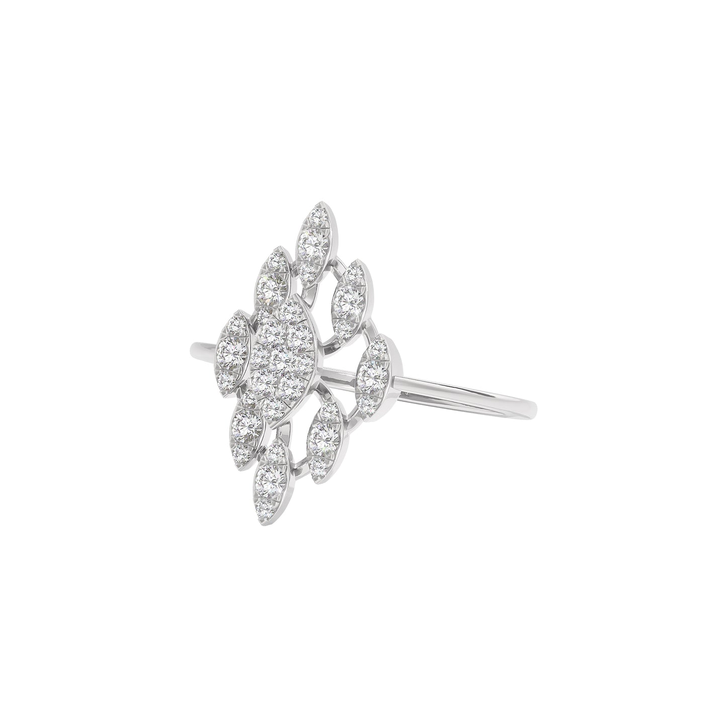 Adira Diamond Ring 18 KT / White Gold / 22