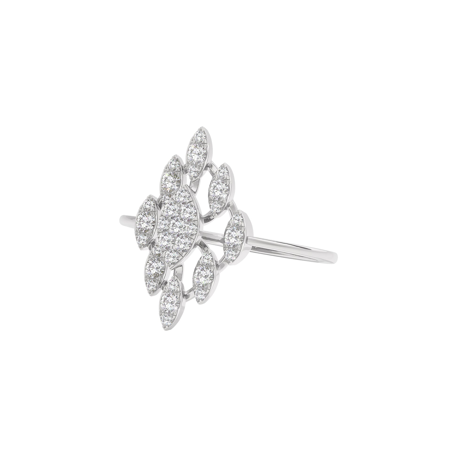 Adira Diamond Ring 18 KT / White Gold / 22