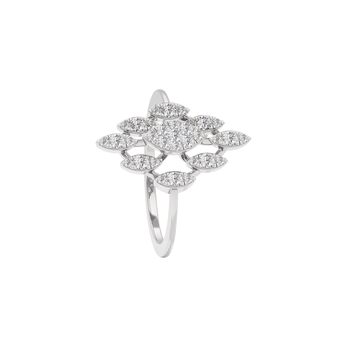 Adira Diamond Ring 18 KT / White Gold / 22