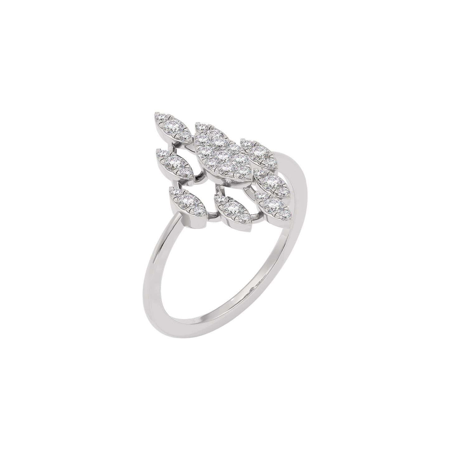 Adira Diamond Ring 18 KT / White Gold / 22