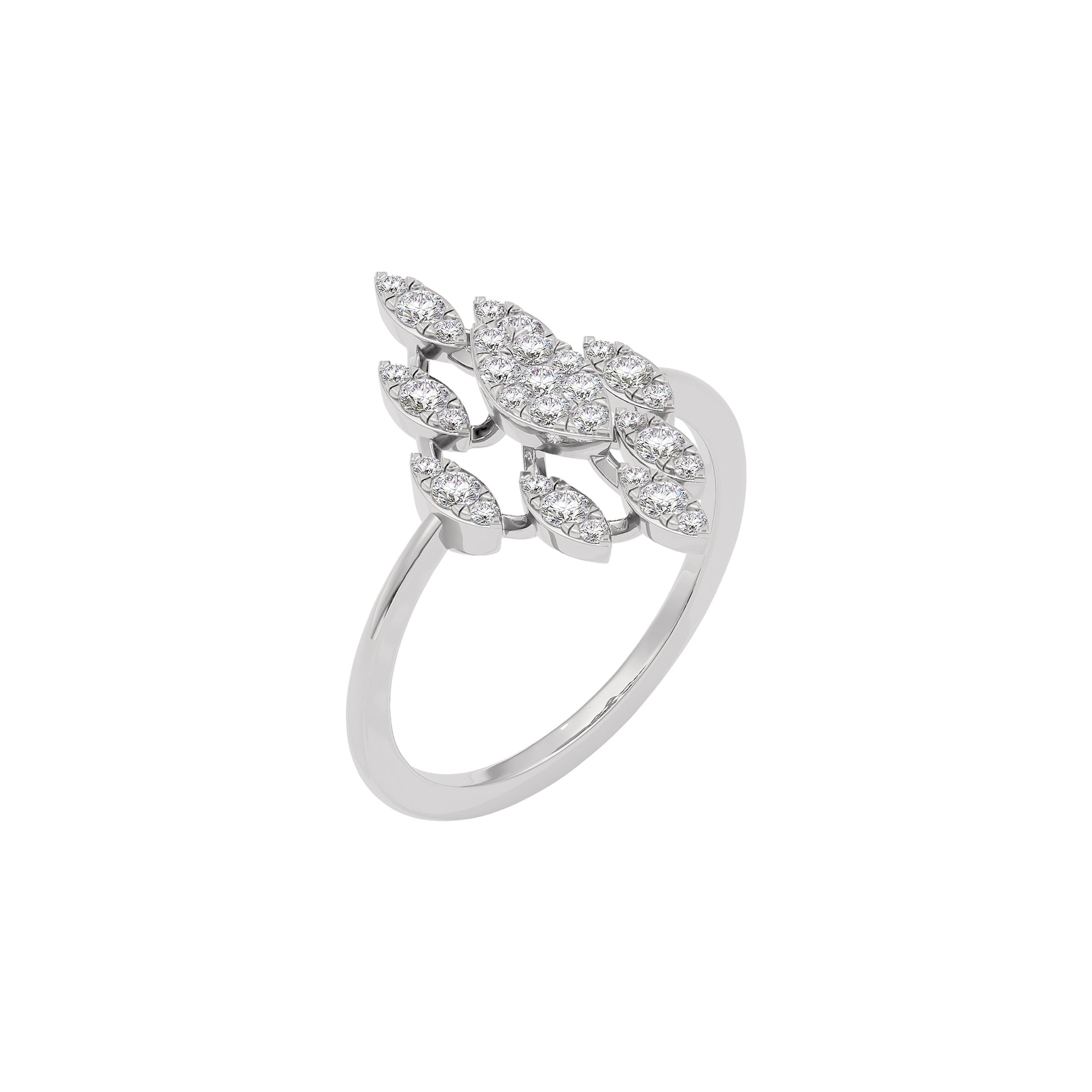 Adira Diamond Ring 18 KT / White Gold / 22