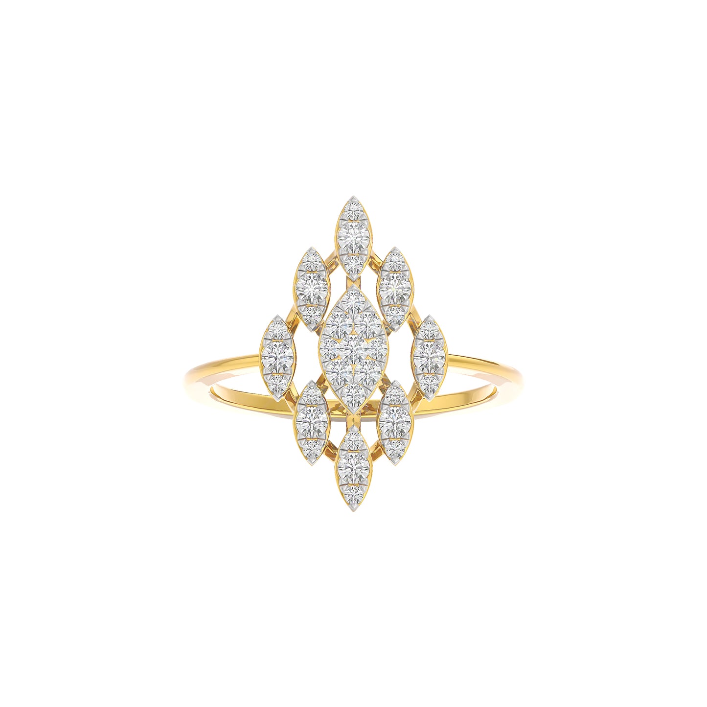 Adira Diamond Ring 18 KT / Yellow Gold / 22