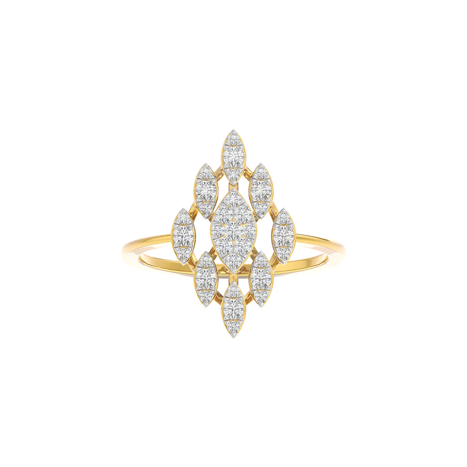 Adira Diamond Ring 18 KT / Yellow Gold / 22