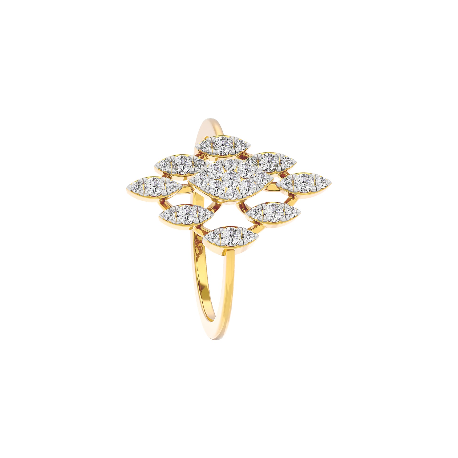 Adira Diamond Ring 18 KT / Yellow Gold / 22