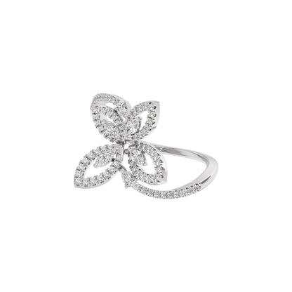Nora Diamond Ring 18 KT / White Gold / 22