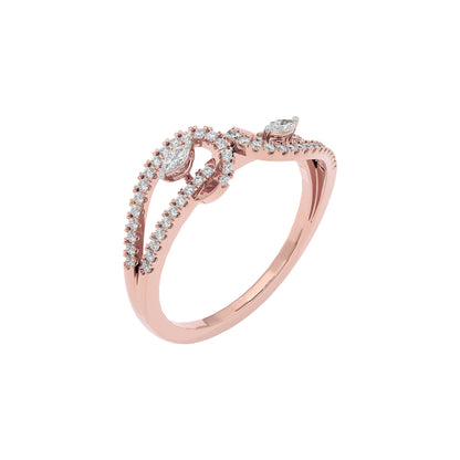 Ziya Diamond Ring 18 KT / Rose Gold / 22