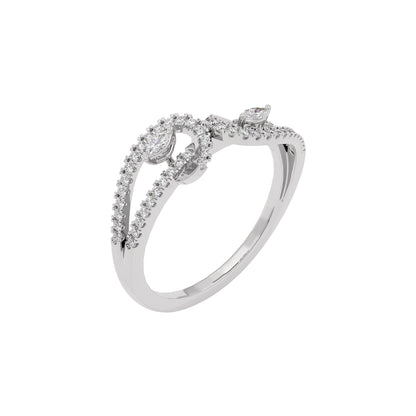 Ziya Diamond Ring 18 KT / White Gold / 22