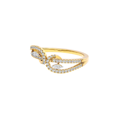Ziya Diamond Ring 18 KT / Yellow Gold / 22