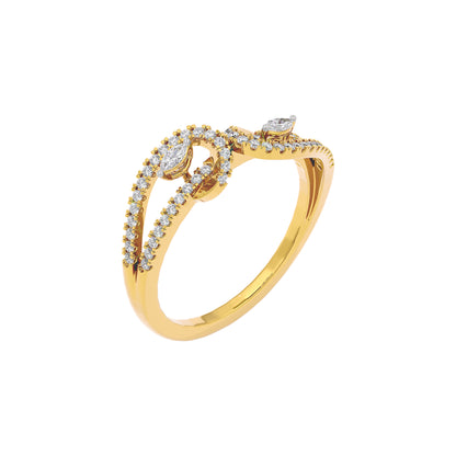 Ziya Diamond Ring 18 KT / Yellow Gold / 22
