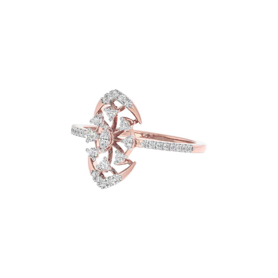 Alvira Diamond Ring 18 KT / Rose Gold / 22