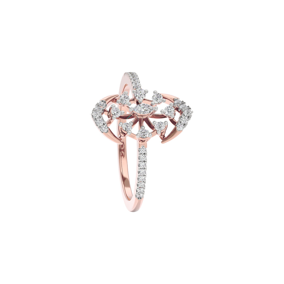 Alvira Diamond Ring 18 KT / Rose Gold / 22