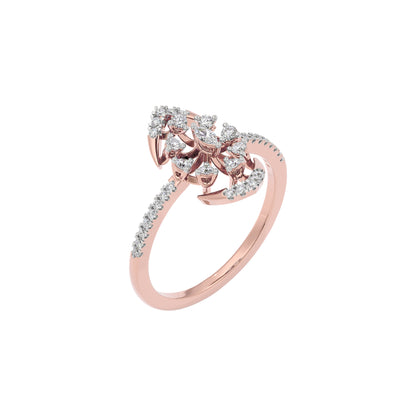 Alvira Diamond Ring 18 KT / Rose Gold / 22