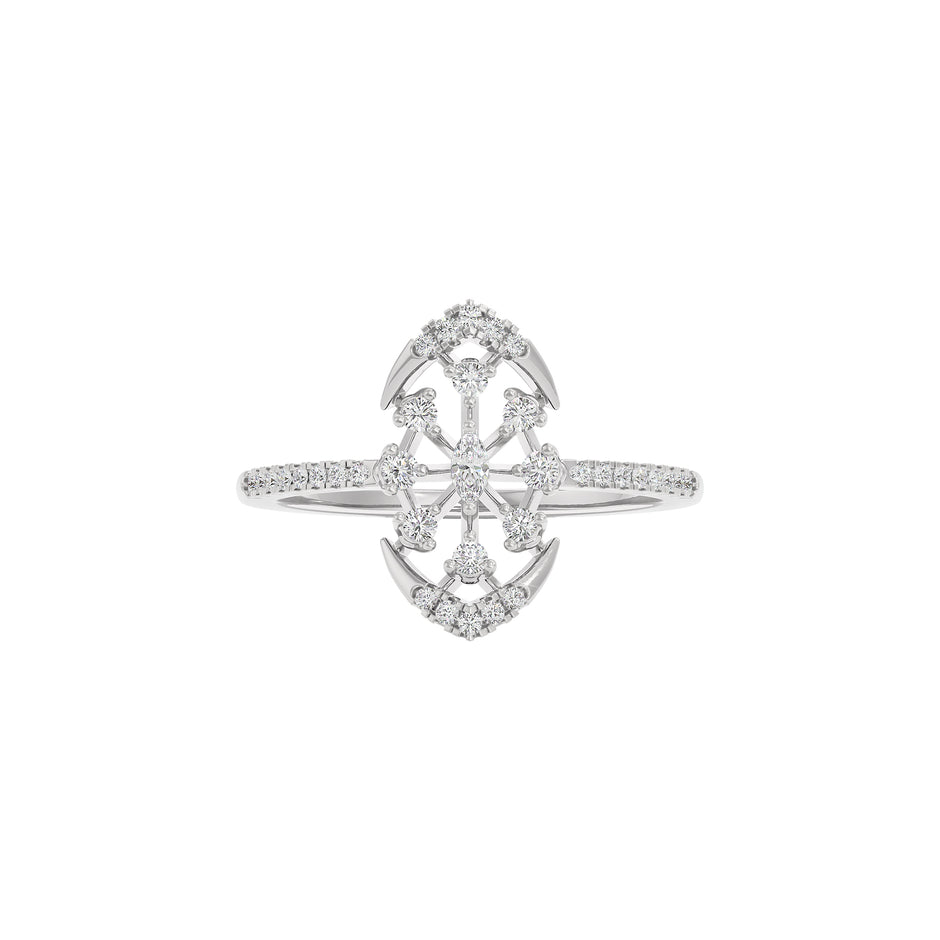 Alvira Diamond Ring 18 KT / White Gold / 22