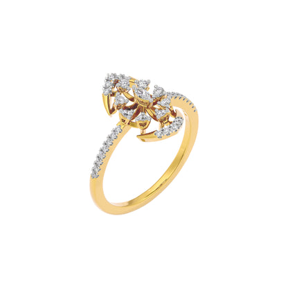 Alvira Diamond Ring 18 KT / Yellow Gold / 22
