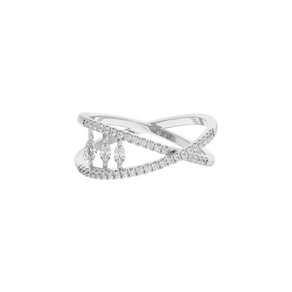 Alba Diamond Ring 18 KT / White Gold / 22