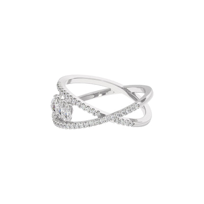 Alba Diamond Ring 18 KT / White Gold / 22