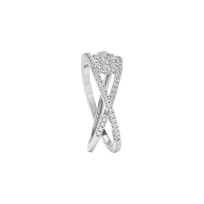Alba Diamond Ring 18 KT / White Gold / 22