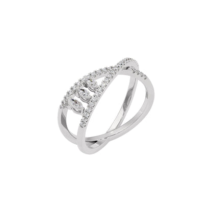 Alba Diamond Ring 18 KT / White Gold / 22