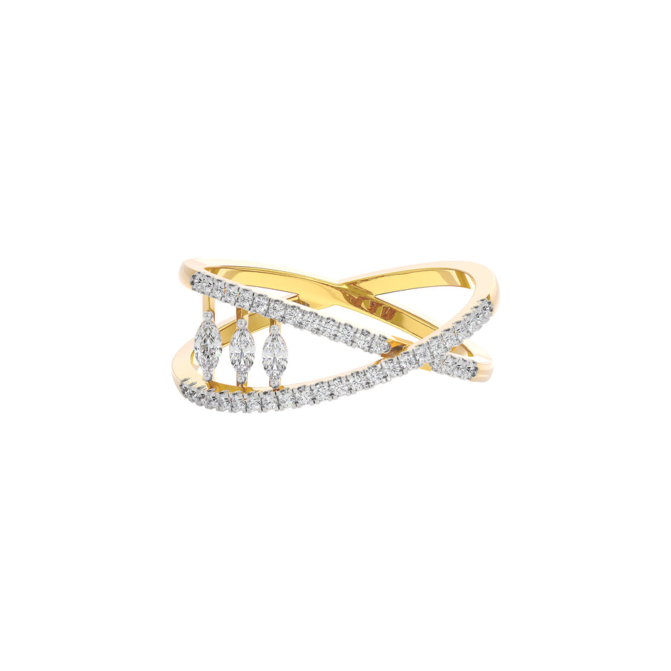 Alba Diamond Ring 18 KT / Yellow Gold / 22