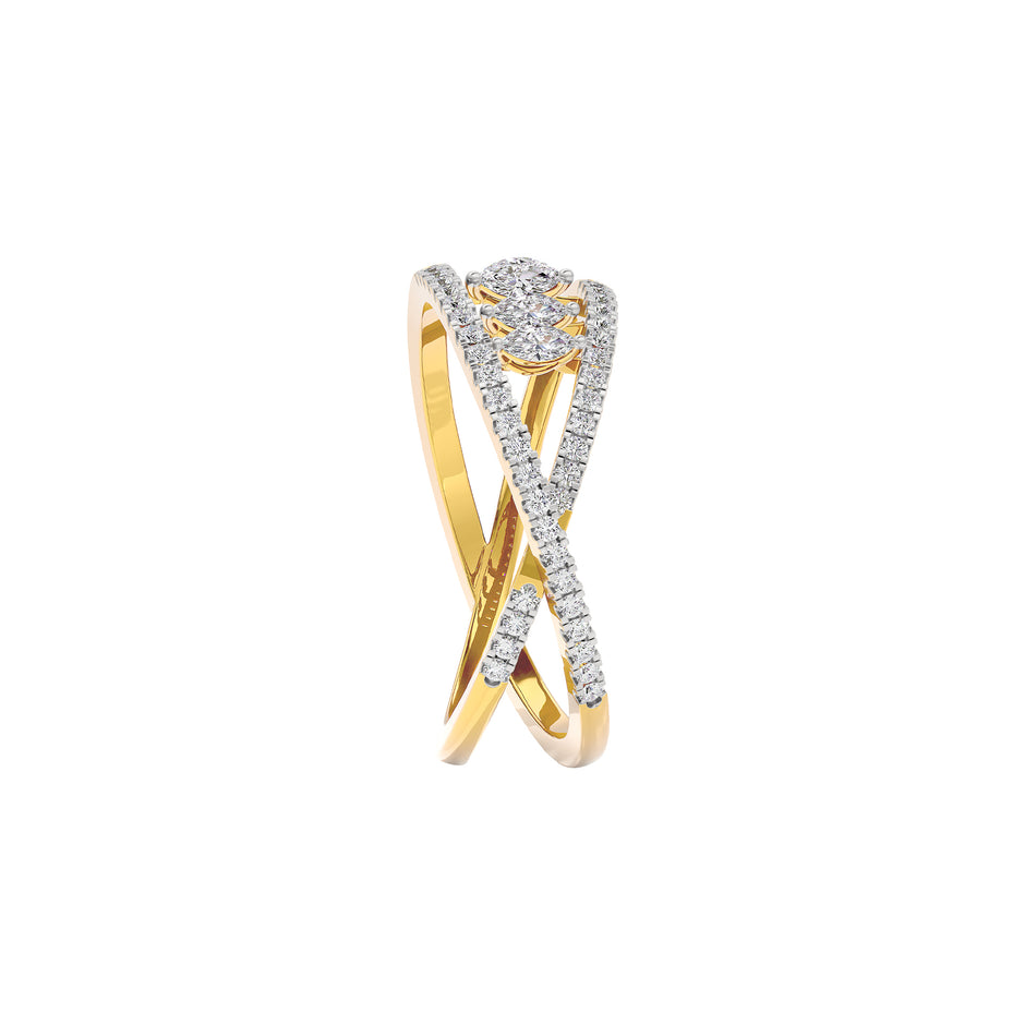 Alba Diamond Ring 18 KT / Yellow Gold / 22