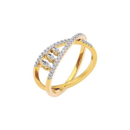 Alba Diamond Ring 18 KT / Yellow Gold / 22