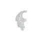 Crescent Curve Diamond Brooch