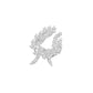 Vine Fern Diamond Brooch
