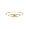 The Golden Eye Fashion Diamond Chain Bracelet 18 KT / Yellow Gold