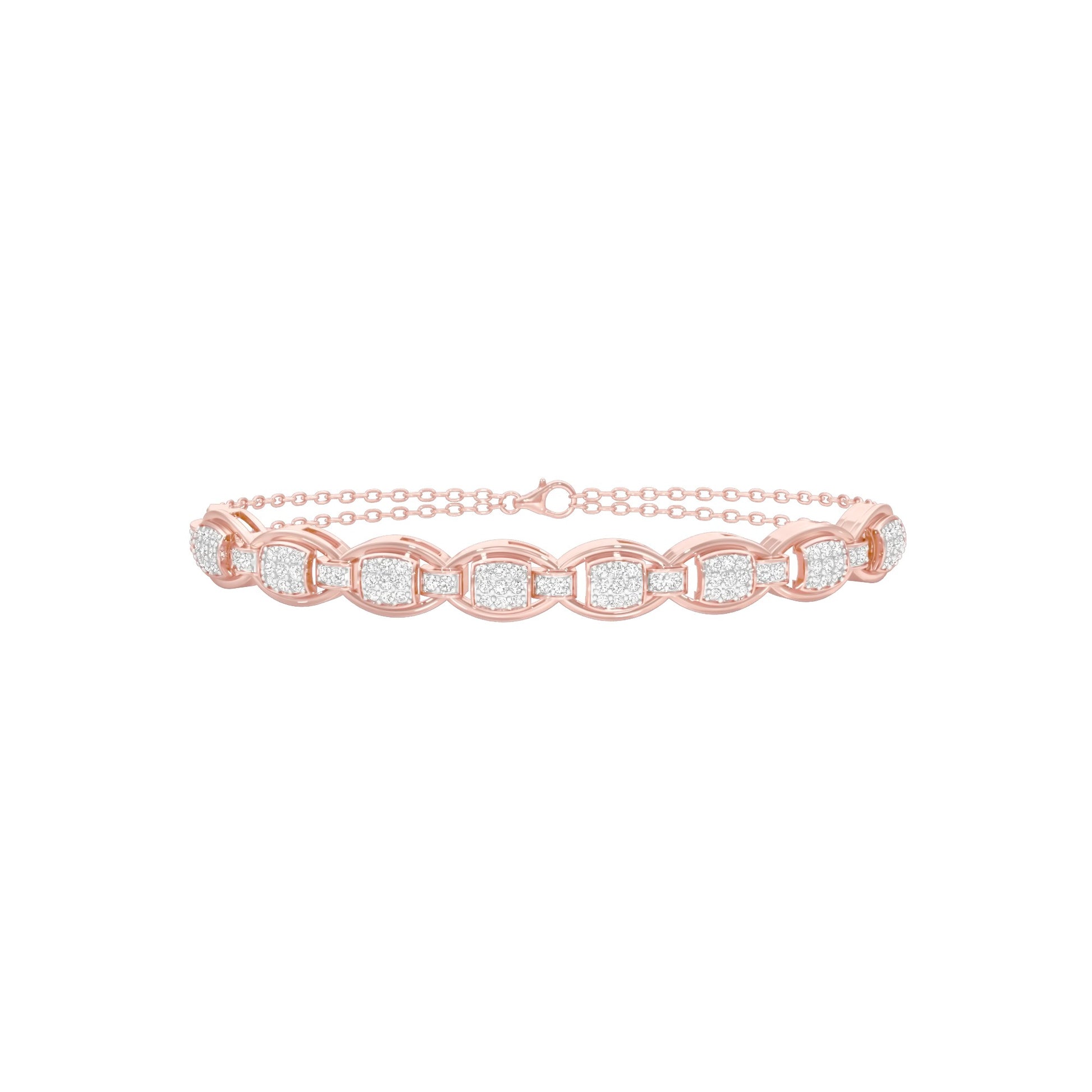 Grace Grown Diamond Flexi Bracelet 18 KT / Rose Gold