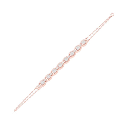 Grace Grown Diamond Flexi Bracelet 18 KT / Rose Gold