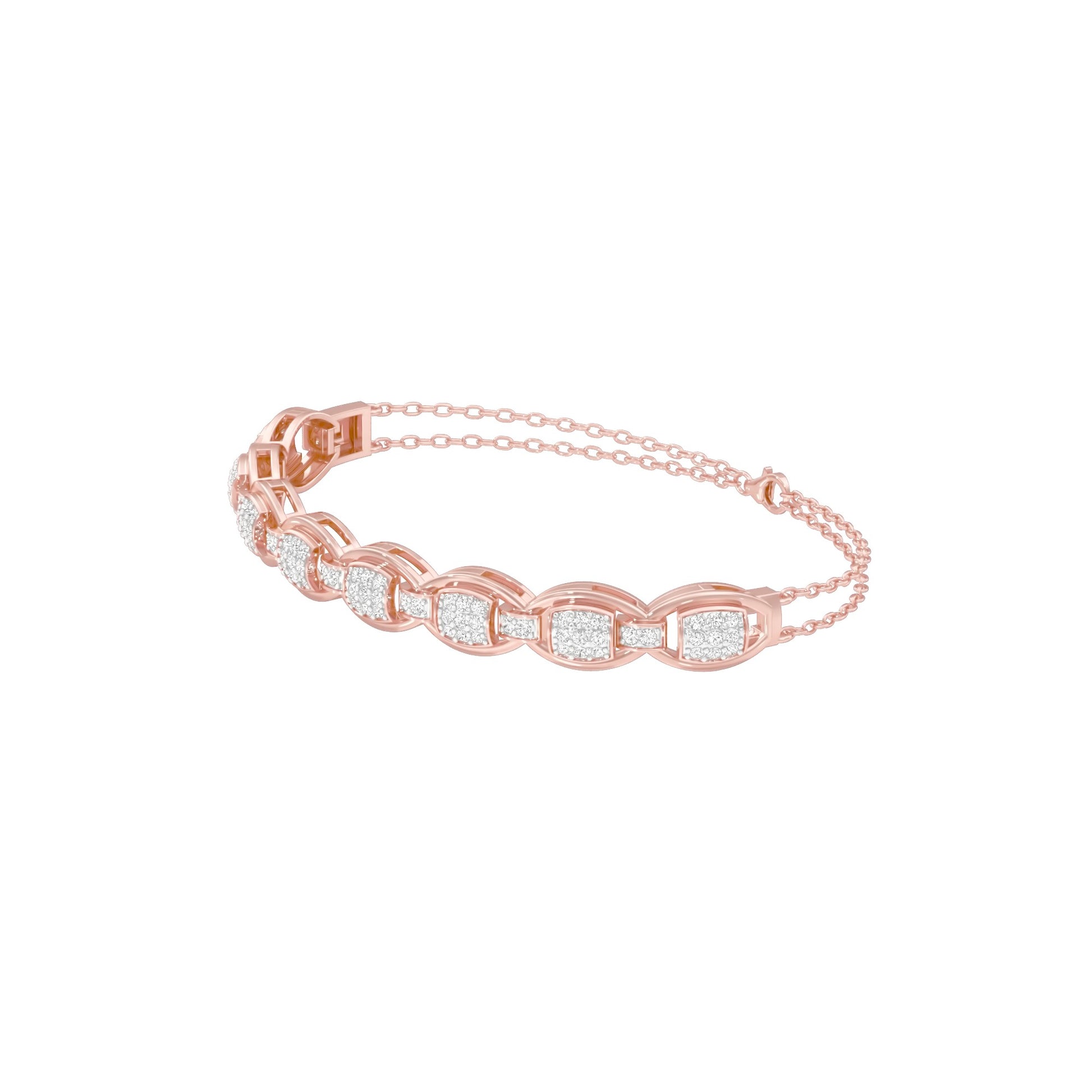 Grace Grown Diamond Flexi Bracelet 18 KT / Rose Gold
