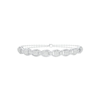 Grace Grown Diamond Flexi Bracelet 18 KT / White Gold
