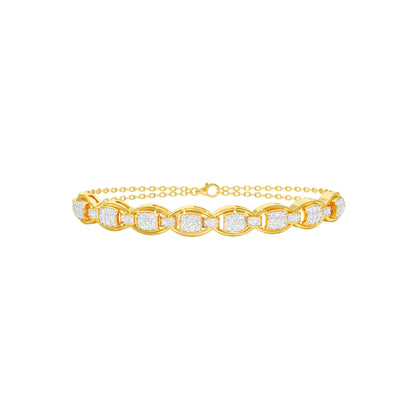 Grace Grown Diamond Flexi Bracelet 18 KT / Yellow Gold