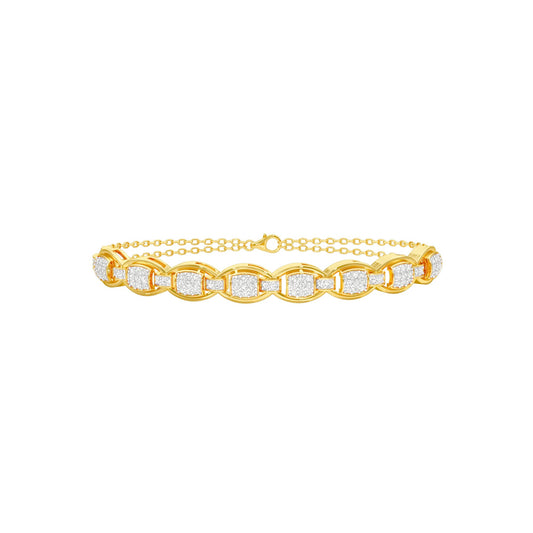 Grace Grown Diamond Flexi Bracelet 18 KT / Yellow Gold