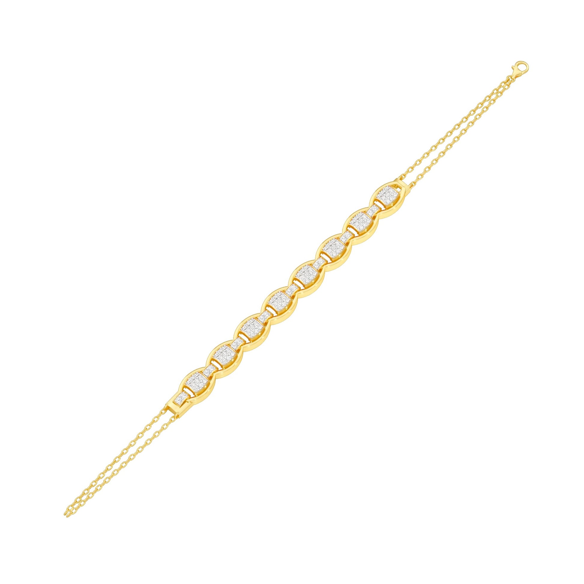 Grace Grown Diamond Flexi Bracelet 18 KT / Yellow Gold