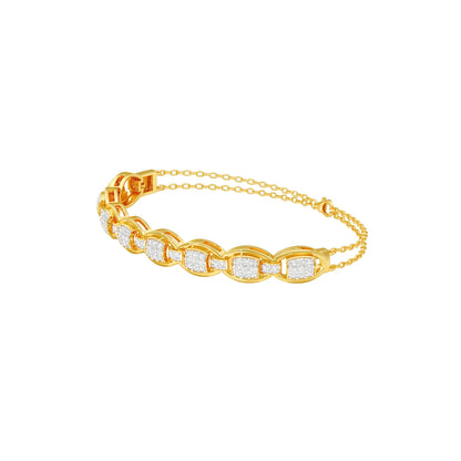 Grace Grown Diamond Flexi Bracelet 18 KT / Yellow Gold