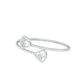 Duo Gleam Diamond Kada Bracelet 18 KT / White Gold