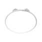 Duo Gleam Diamond Kada Bracelet 18 KT / White Gold