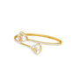 Duo Gleam Diamond Kada Bracelet 18 KT / Yellow Gold