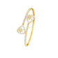 Duo Gleam Diamond Kada Bracelet 18 KT / Yellow Gold