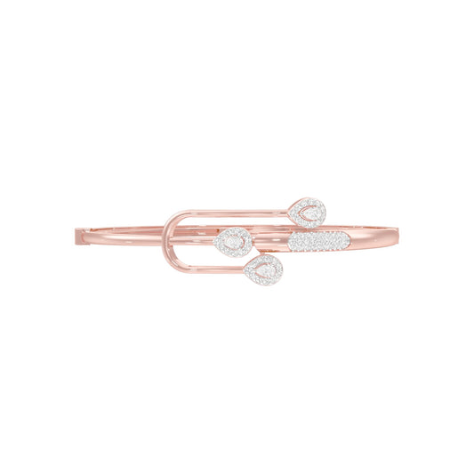 Vega In Bloom Diamond Kada Bracelet 18 KT / Rose Gold