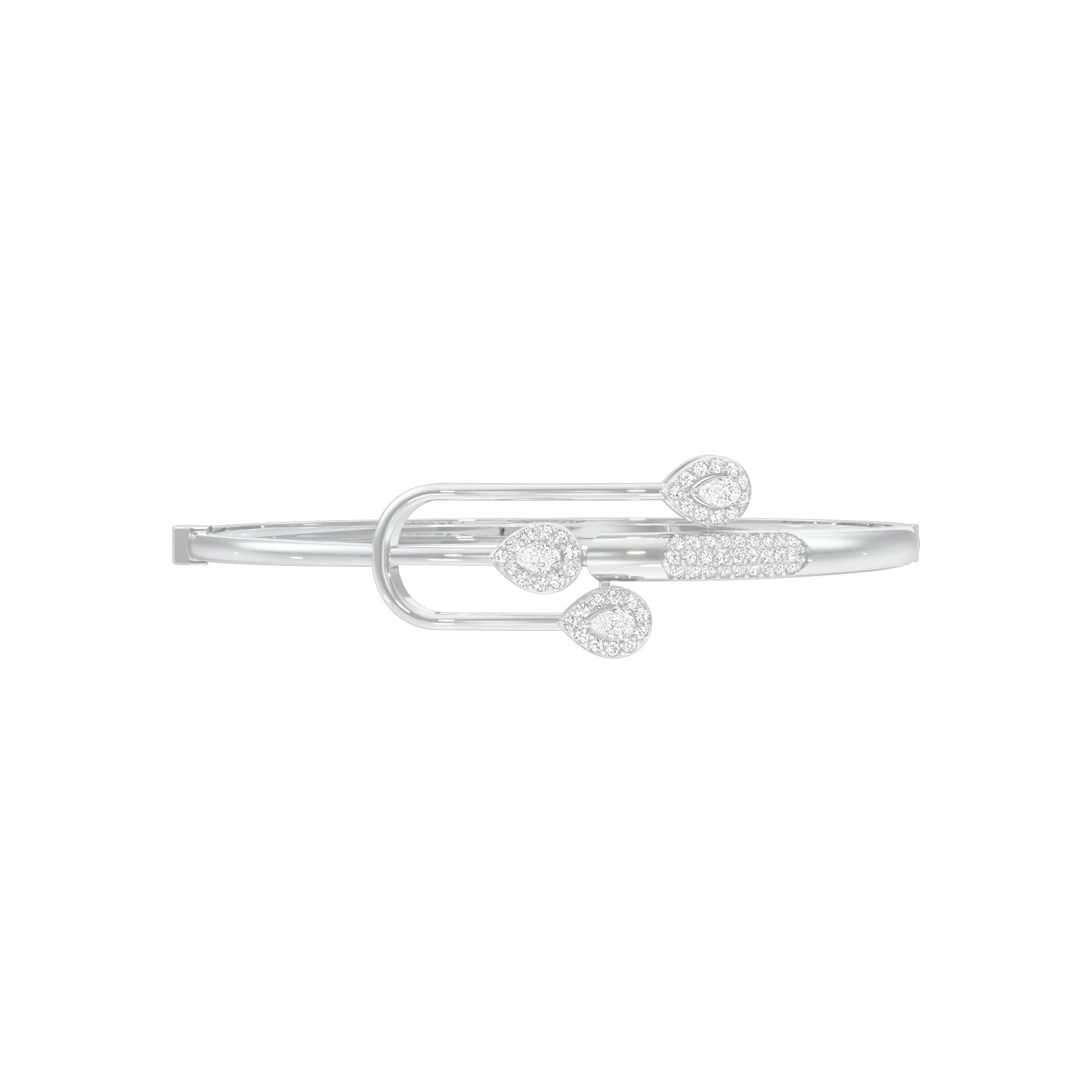 Vega In Bloom Diamond Kada Bracelet 18 KT / White Gold