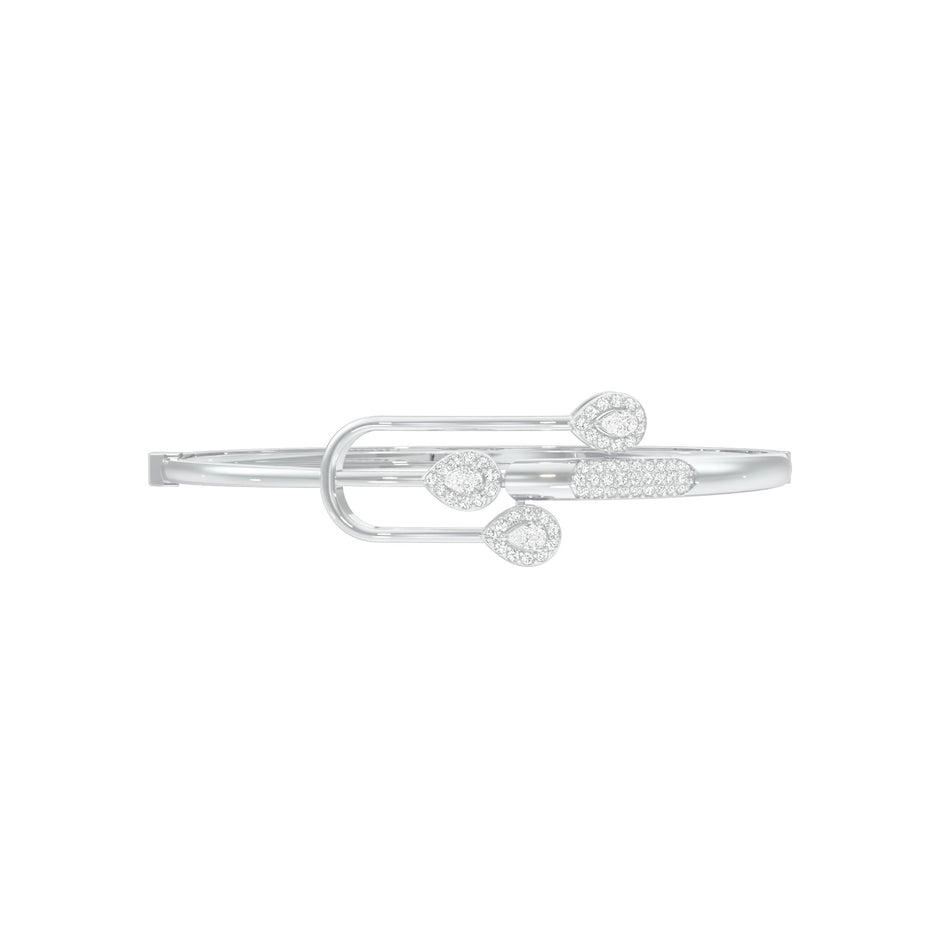 Vega In Bloom Diamond Kada Bracelet 18 KT / White Gold