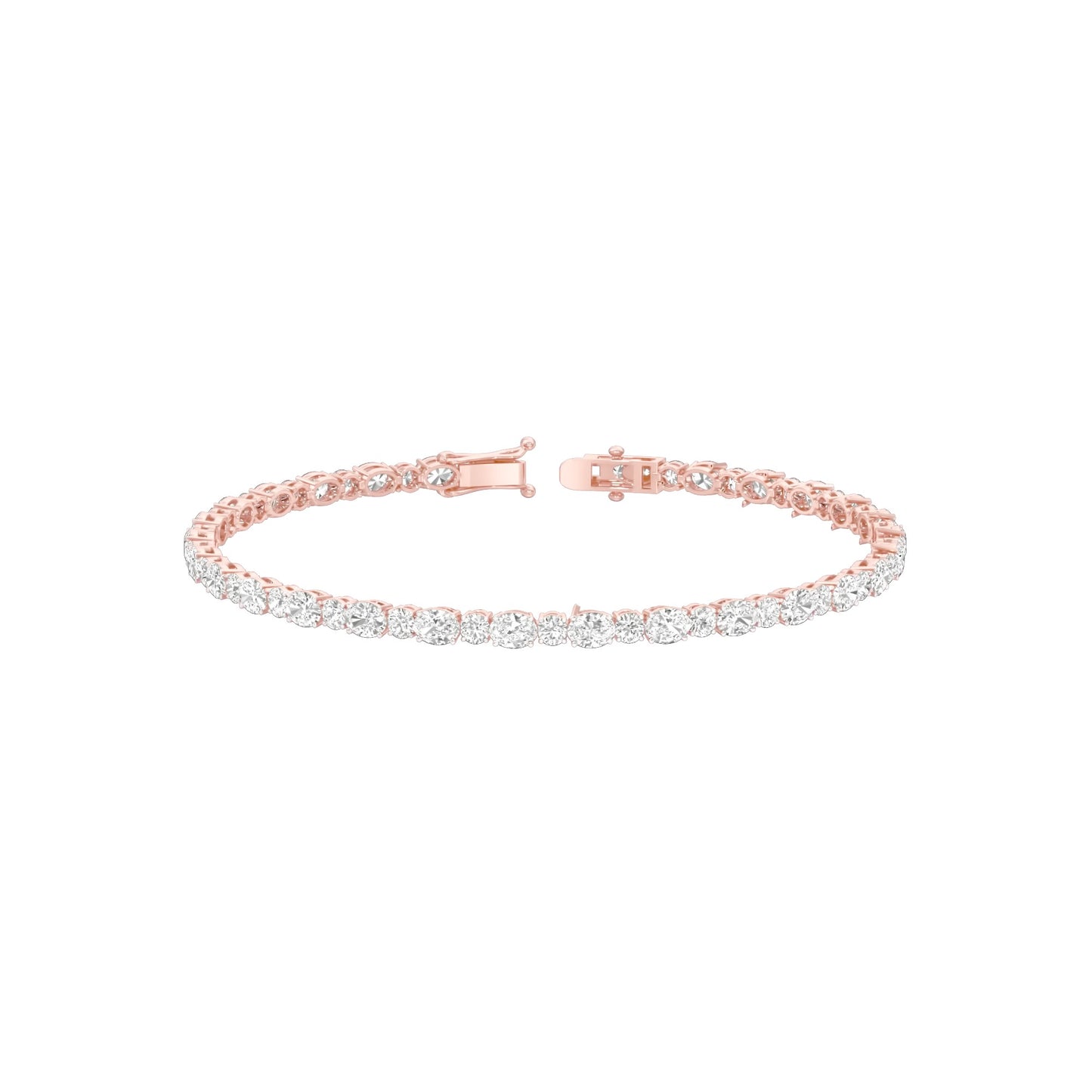 The Forever Thread Diamond Tennis Bracelet 18 KT / Rose Gold