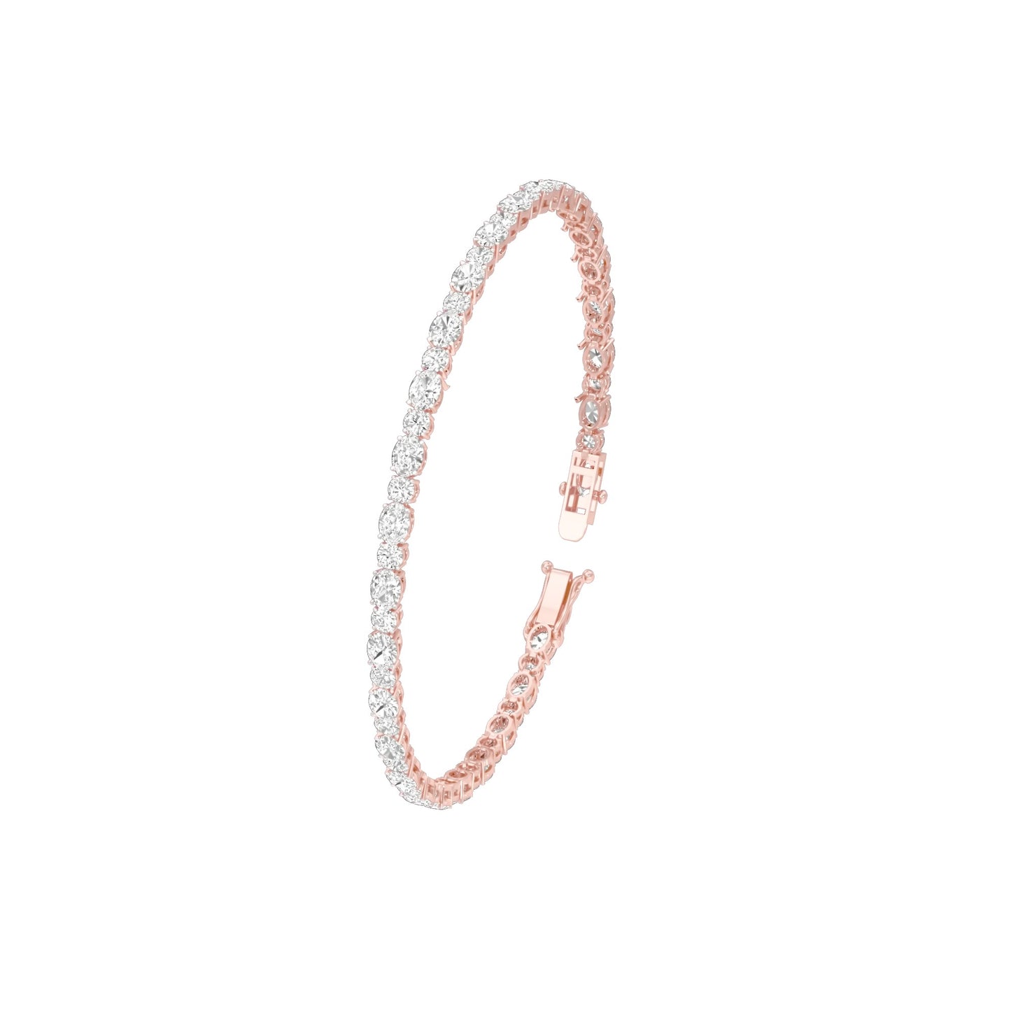 The Forever Thread Diamond Tennis Bracelet 18 KT / Rose Gold