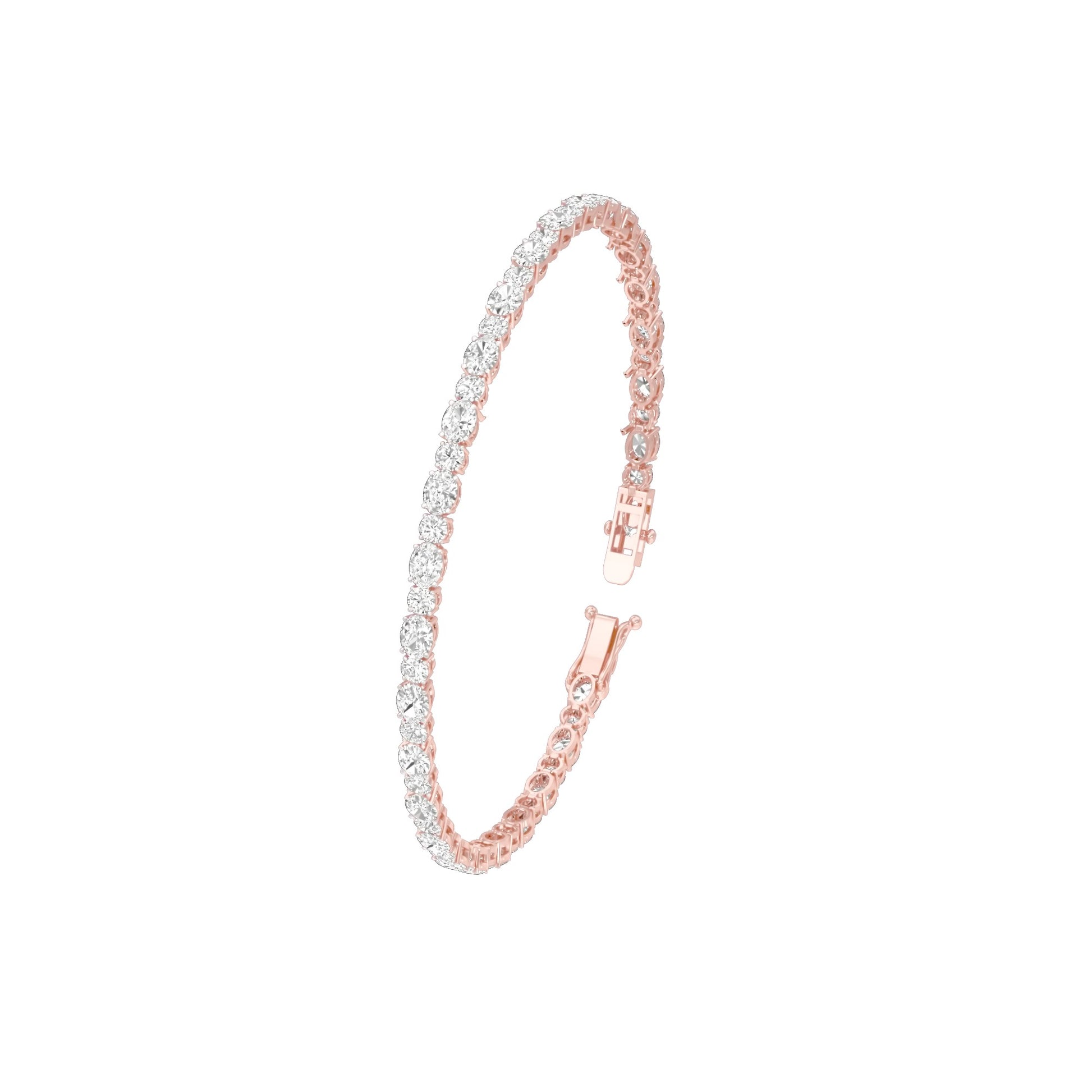 The Forever Thread Diamond Tennis Bracelet 18 KT / Rose Gold